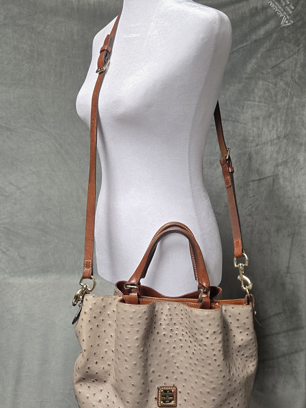 Dooney And Bourke Large Ostrich Barlow